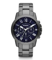  Grant Chronograph Stainless Steel Watch - Smoke 