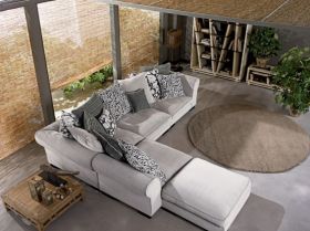 Sofa living room corner with Mattress frame